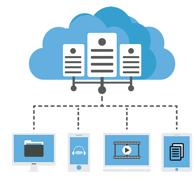 cloud backups servers icone Seu backup protegido com a melhor tecnologia
