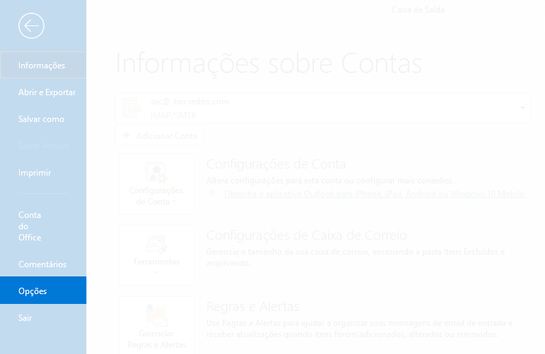 Como resolver o Erro 0x80040119 Pasta itens enviados no Outlook